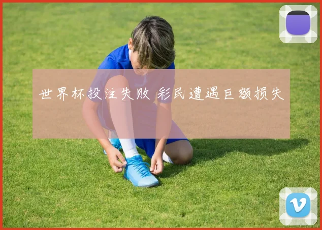 世界杯投注失败 彩民遭遇巨额损失