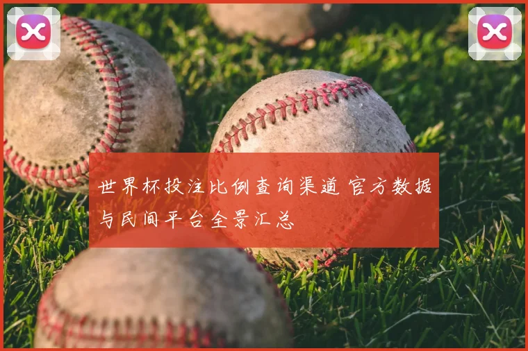 世界杯投注比例查询渠道 官方数据与民间平台全景汇总